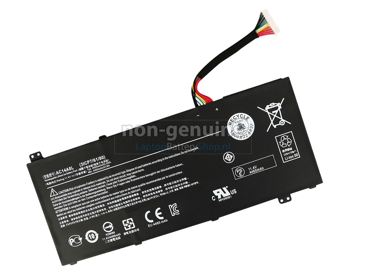 vervanging batterij voor Acer AC14A8L(3ICP7/61/80)