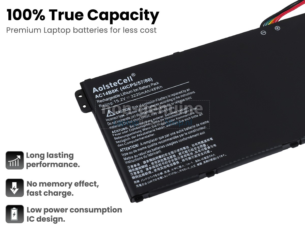 vervanging batterij voor Acer Aspire 5 A515-51G-53WB