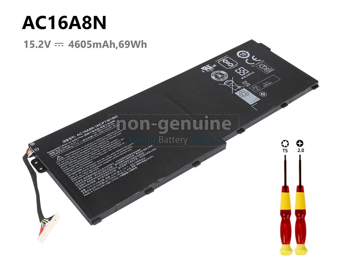 vervanging batterij voor Acer Aspire V NITRO VN7-793G-5811