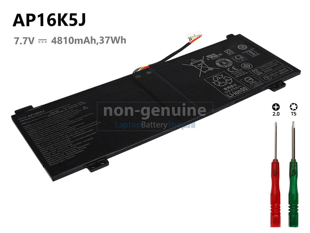 vervanging batterij voor Acer KT.00204.006
