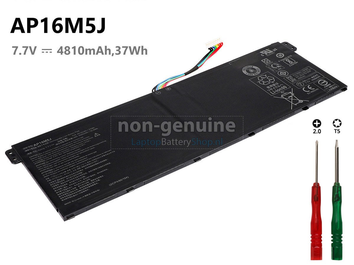 vervanging batterij voor Acer AP16M4J(2ICP4/78/104)