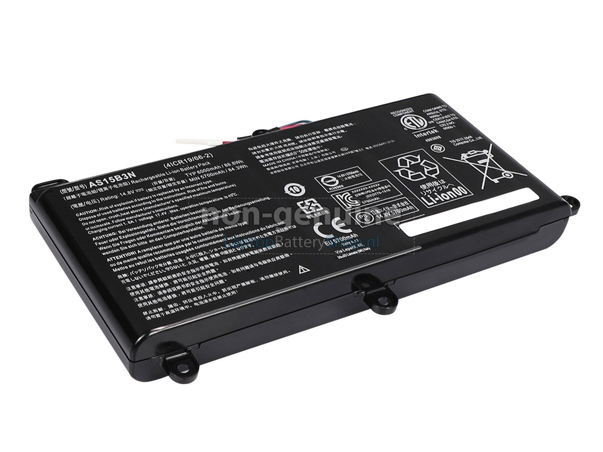 vervanging batterij voor Acer Predator 17 G9-792-74TT