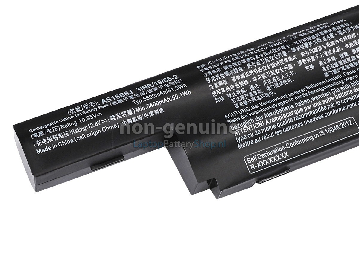 vervanging batterij voor Acer Aspire F5-573G-50BM