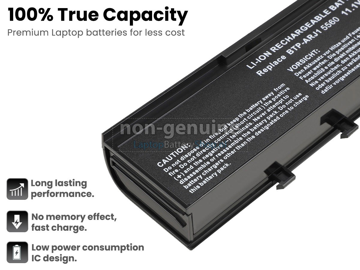 vervanging batterij voor Acer TravelMate 6231