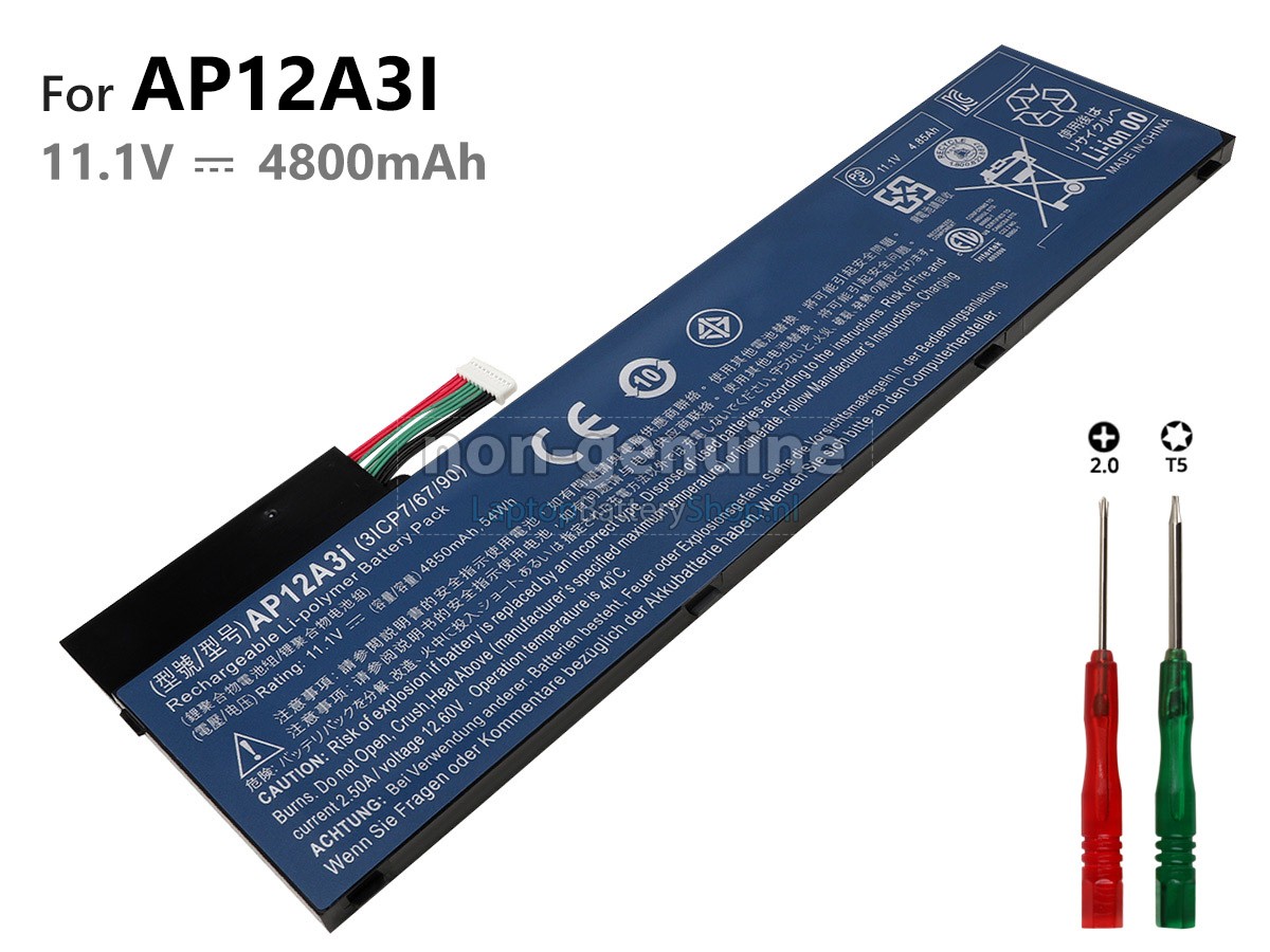 vervanging batterij voor Acer Aspire M3-581PT