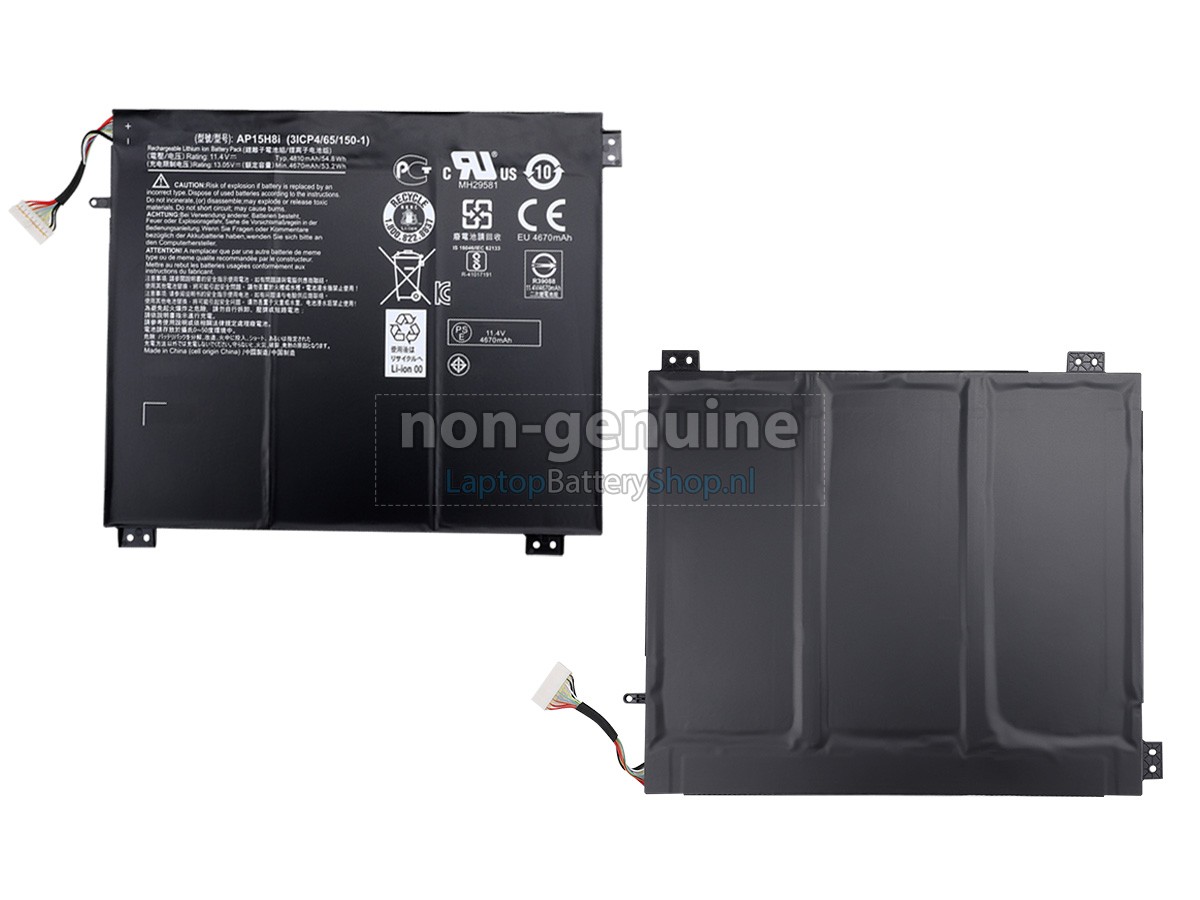 vervanging batterij voor Acer NX.SHGEK.001