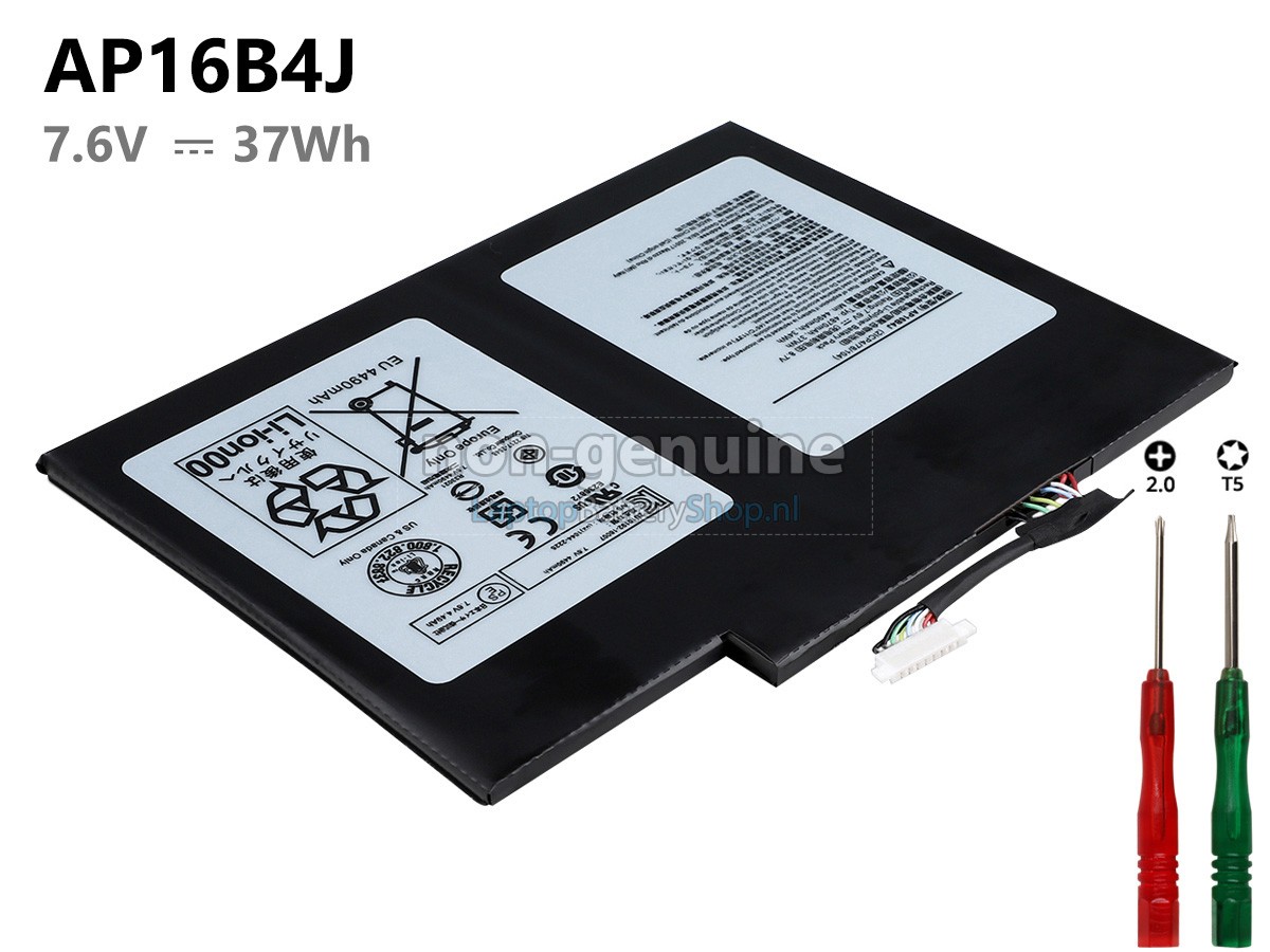 vervanging batterij voor Acer Aspire SWITCH ALPHA 12 SA5-271-F58U/F