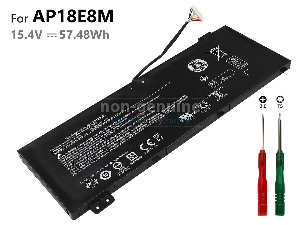 vervanging batterij voor Acer AP18E7M