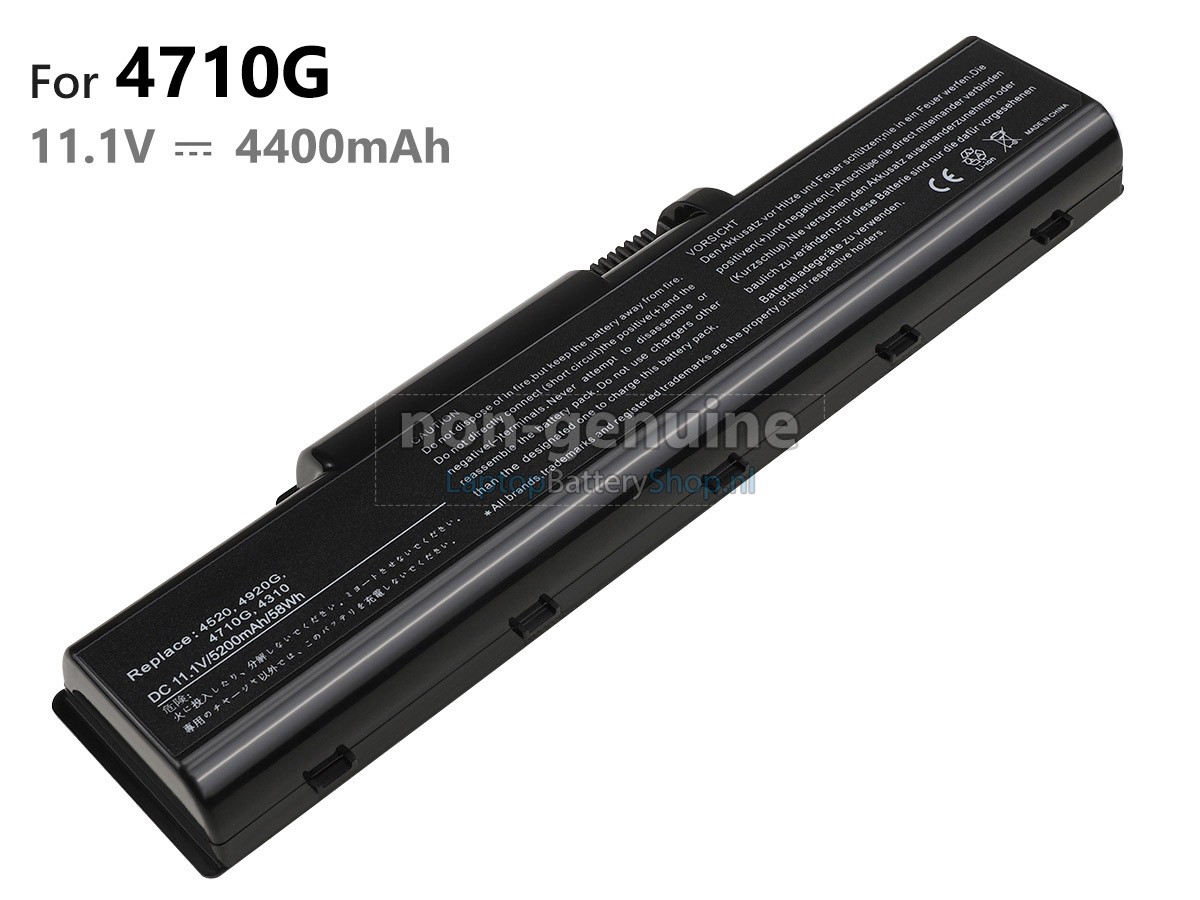 vervanging batterij voor Acer AS07A32