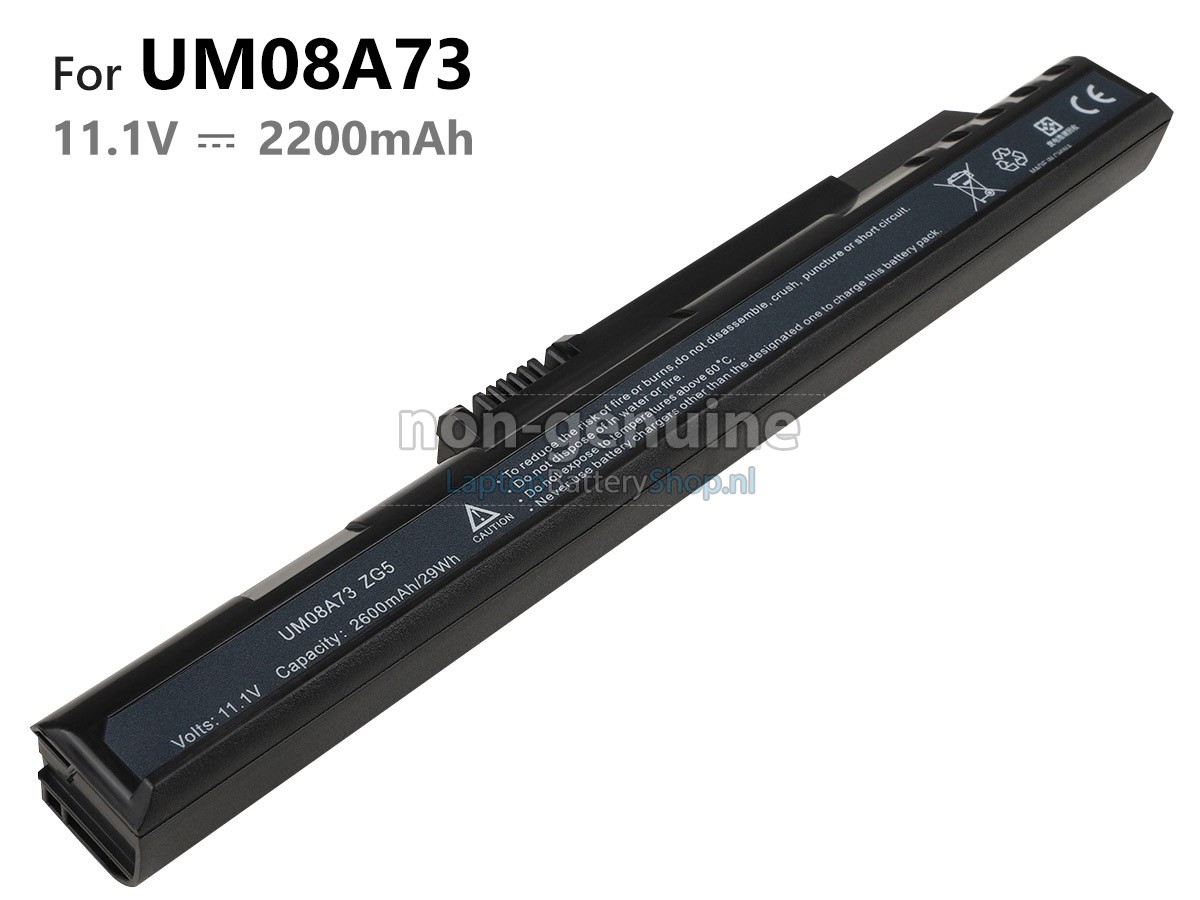 vervanging batterij voor Acer UM08A41
