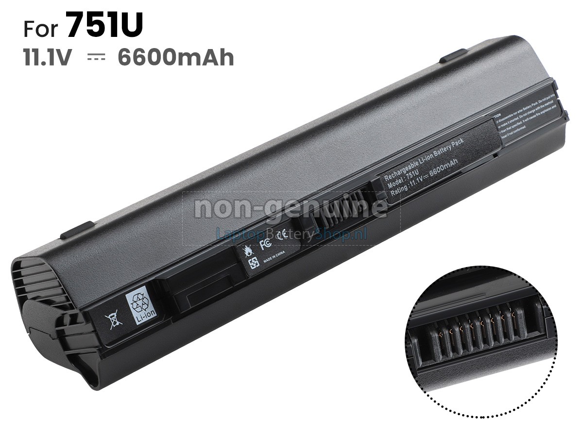 vervanging batterij voor Acer UM09B7C