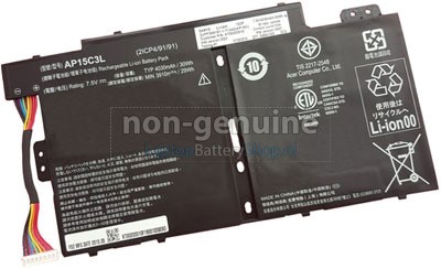 4030mAh Acer AP15C3L(2ICP4/91/91) accu vervangen