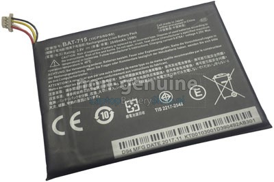 2640mAh Acer Iconia Tab B1-A71 8GB accu vervangen