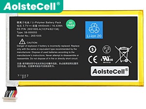 Amazon 26S1001-A1(1ICP4/82/138) laptop accu vervangen