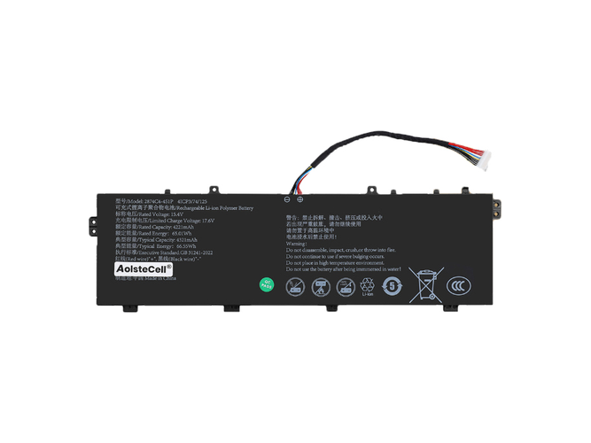 AolsteCell 2874C4-4S1P laptop accu vervangen