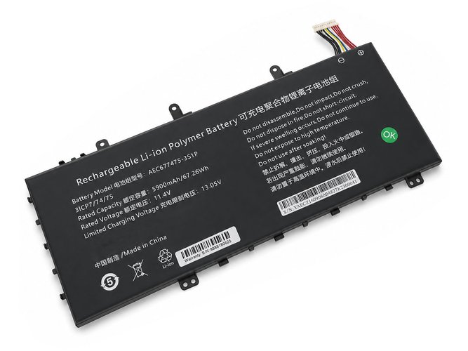 AolsteCell AEC677475-3S1P laptop accu vervangen