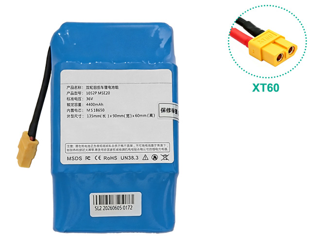 AolsteCell 10S2P MSE20 36V 4400mah  XT60 laptop accu vervangen