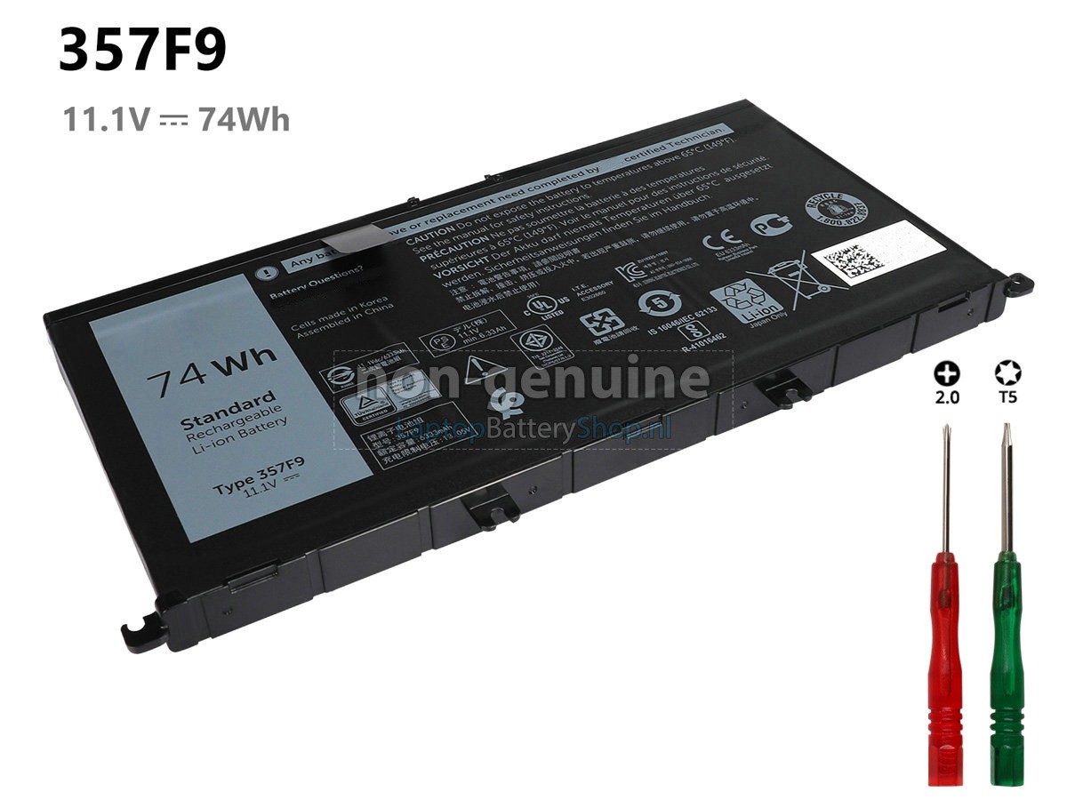 vervanging batterij voor Dell Inspiron 15-7559