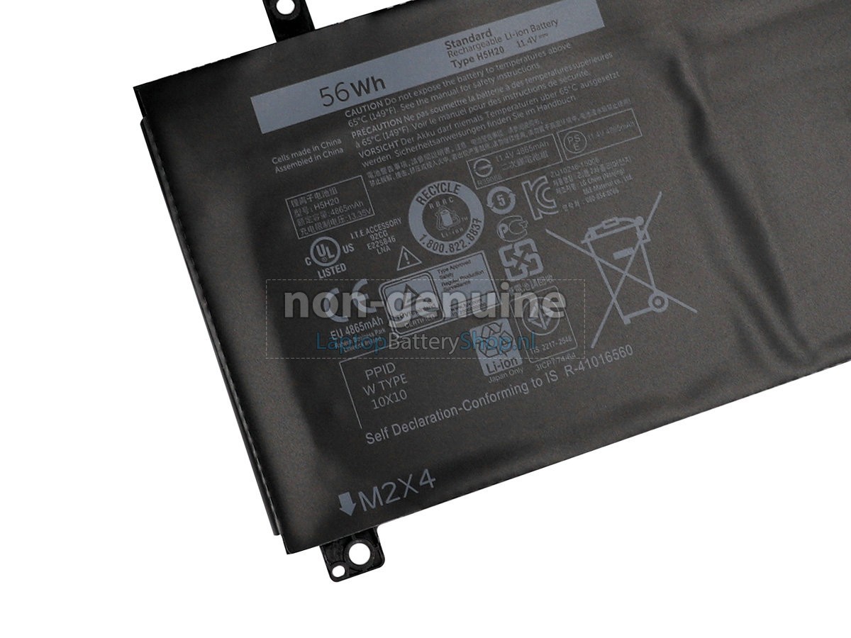 vervanging batterij voor Dell XPS 15 9560