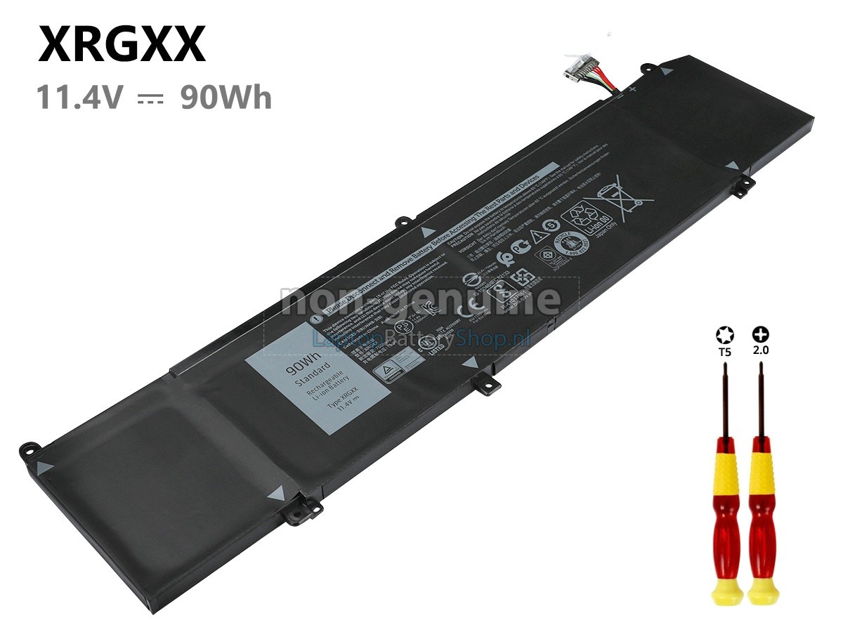 vervanging batterij voor Dell XRGXX