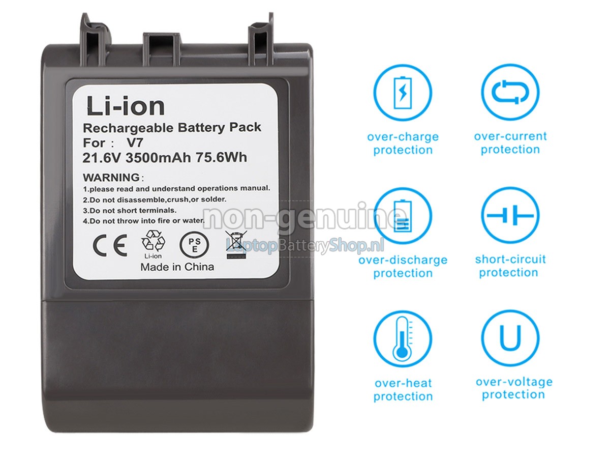 vervanging batterij voor Dyson 968670-02