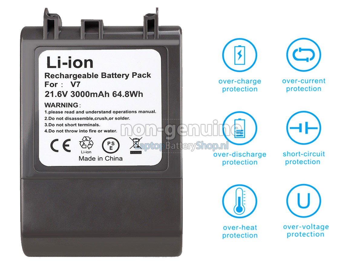 vervanging batterij voor Dyson 968670-02