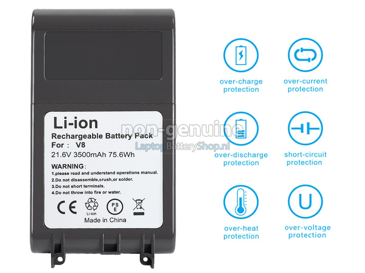 vervanging batterij voor Dyson 967834-02