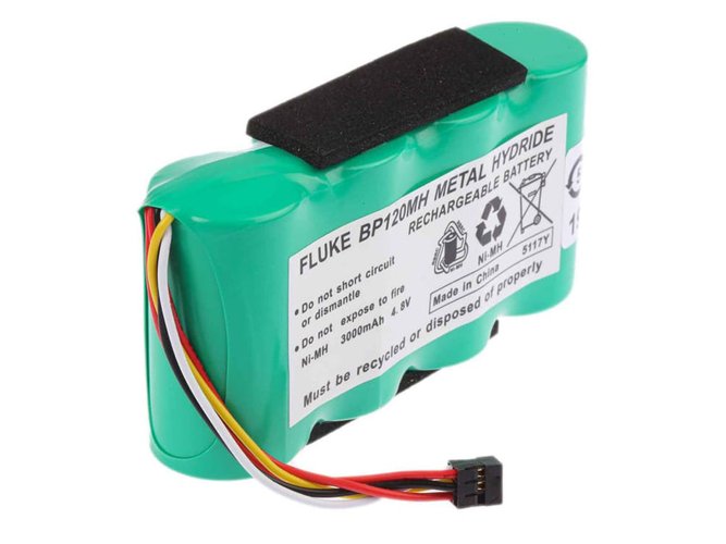 FLUKE 125S laptop accu vervangen