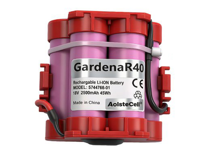 Gardena R45Li 2017 laptop accu vervangen