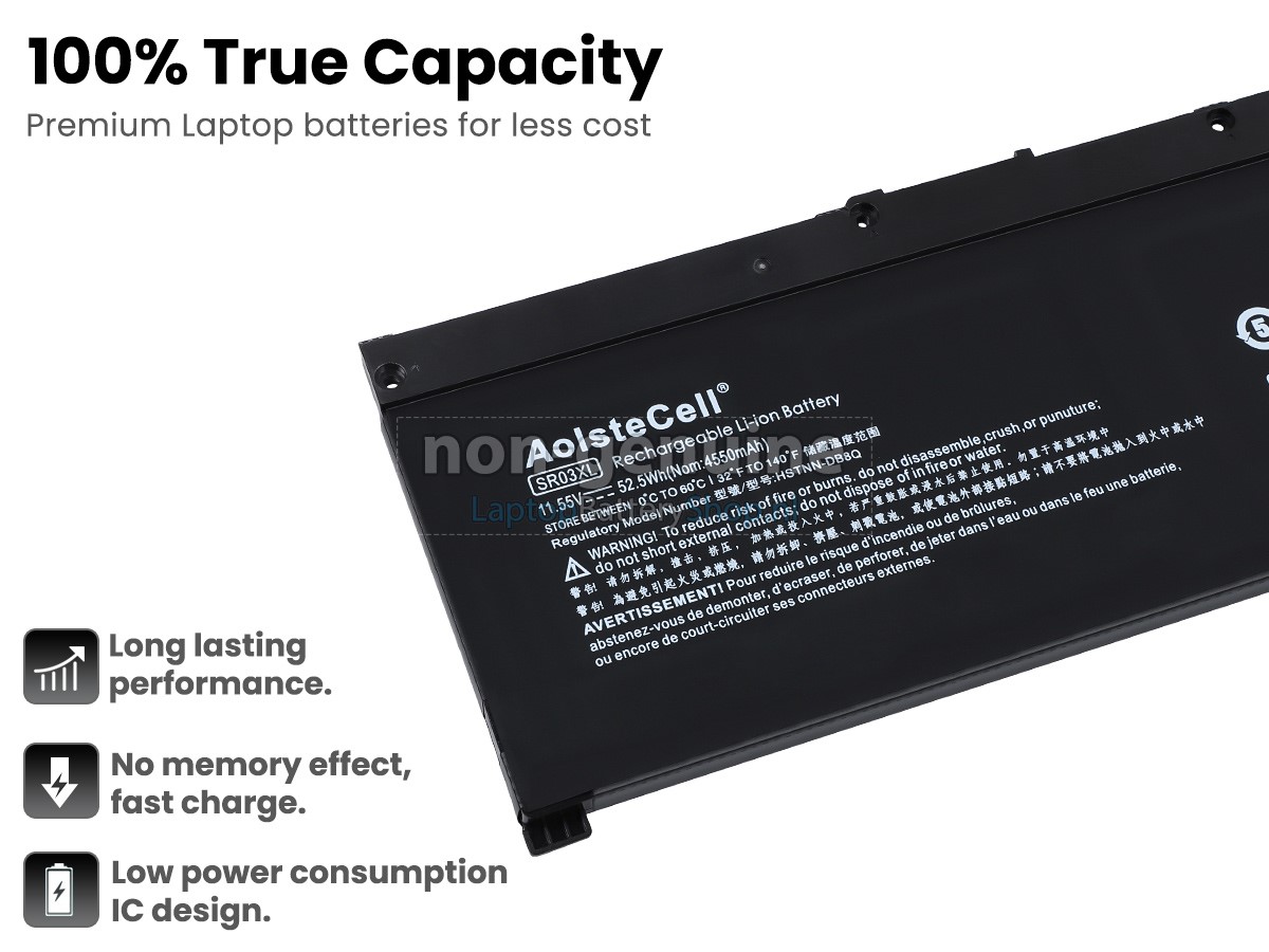 vervanging batterij voor HP SR04XL