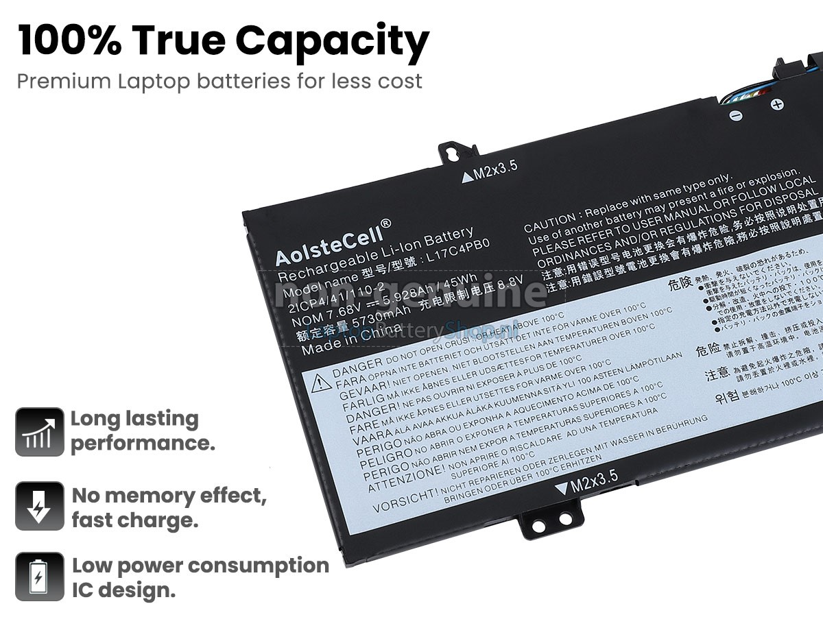 vervanging batterij voor Lenovo YOGA 530-14IKB