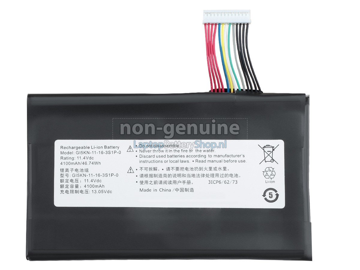 vervanging batterij voor Mechrevo GI5KN-11-16-3S1P-0(3ICP6/62/73)