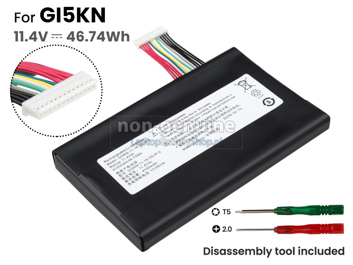 vervanging batterij voor Mechrevo GI5KN-00-13-3S1P-0