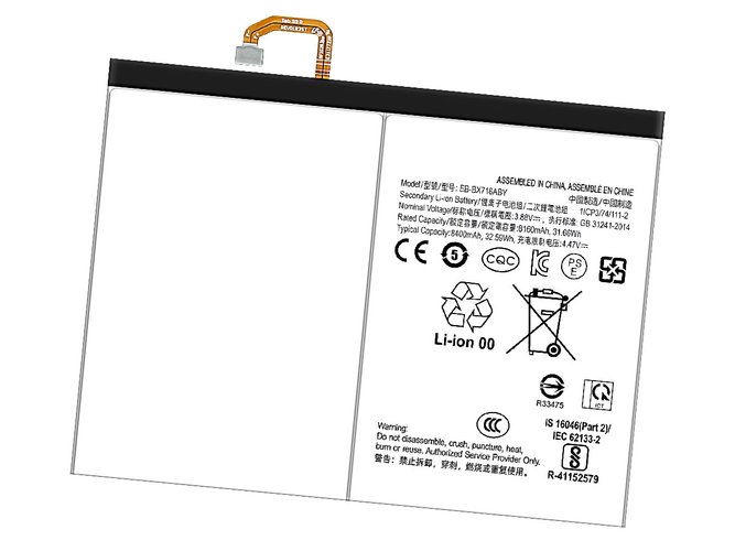 Samsung Galaxy Tab S9 SM-X710 laptop accu vervangen