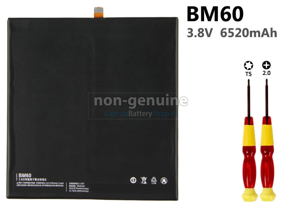 vervanging batterij voor XiaoMi MIPAD 1 A0101