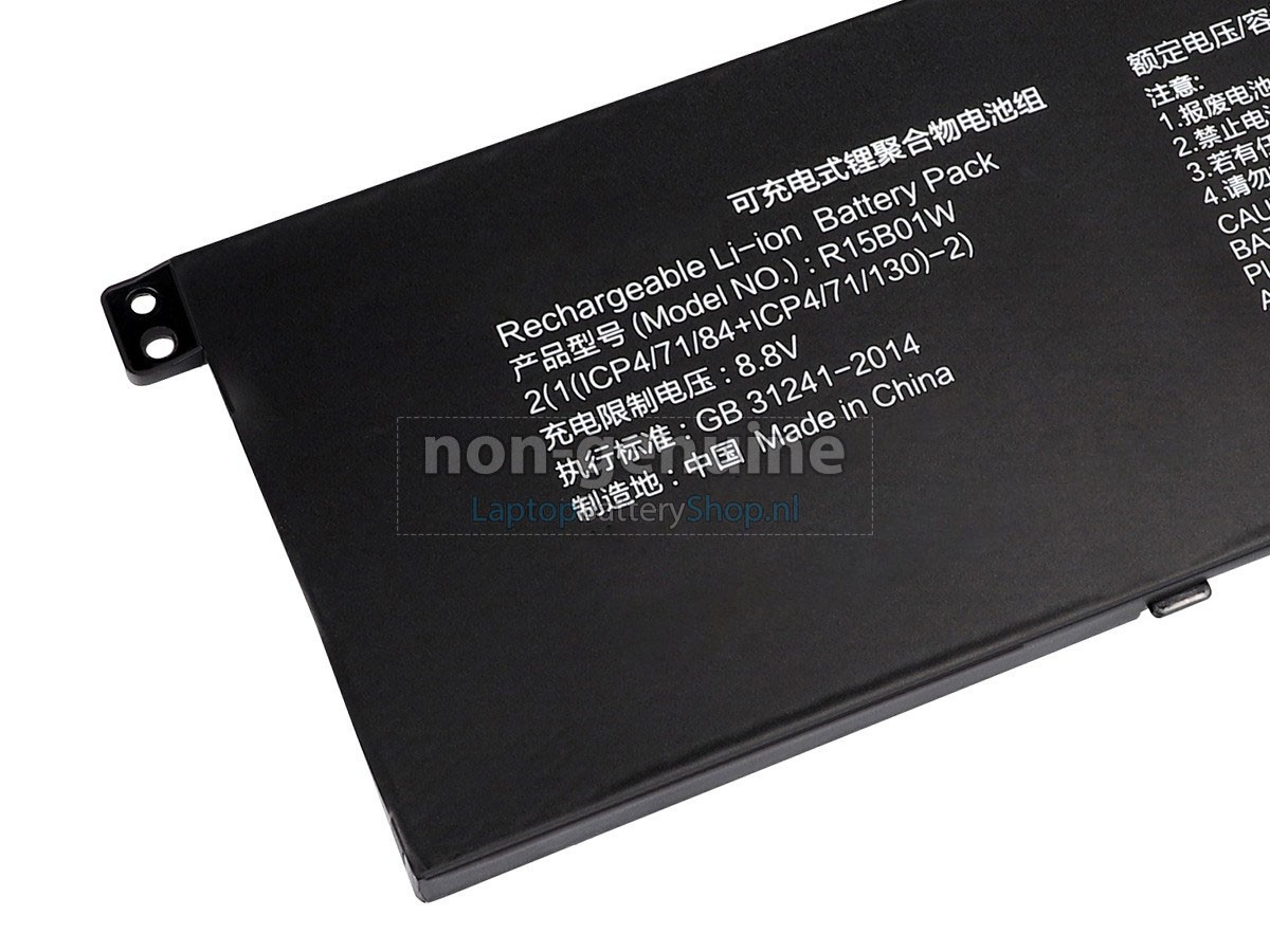vervanging batterij voor XiaoMi MI PRO 15.6 INCH