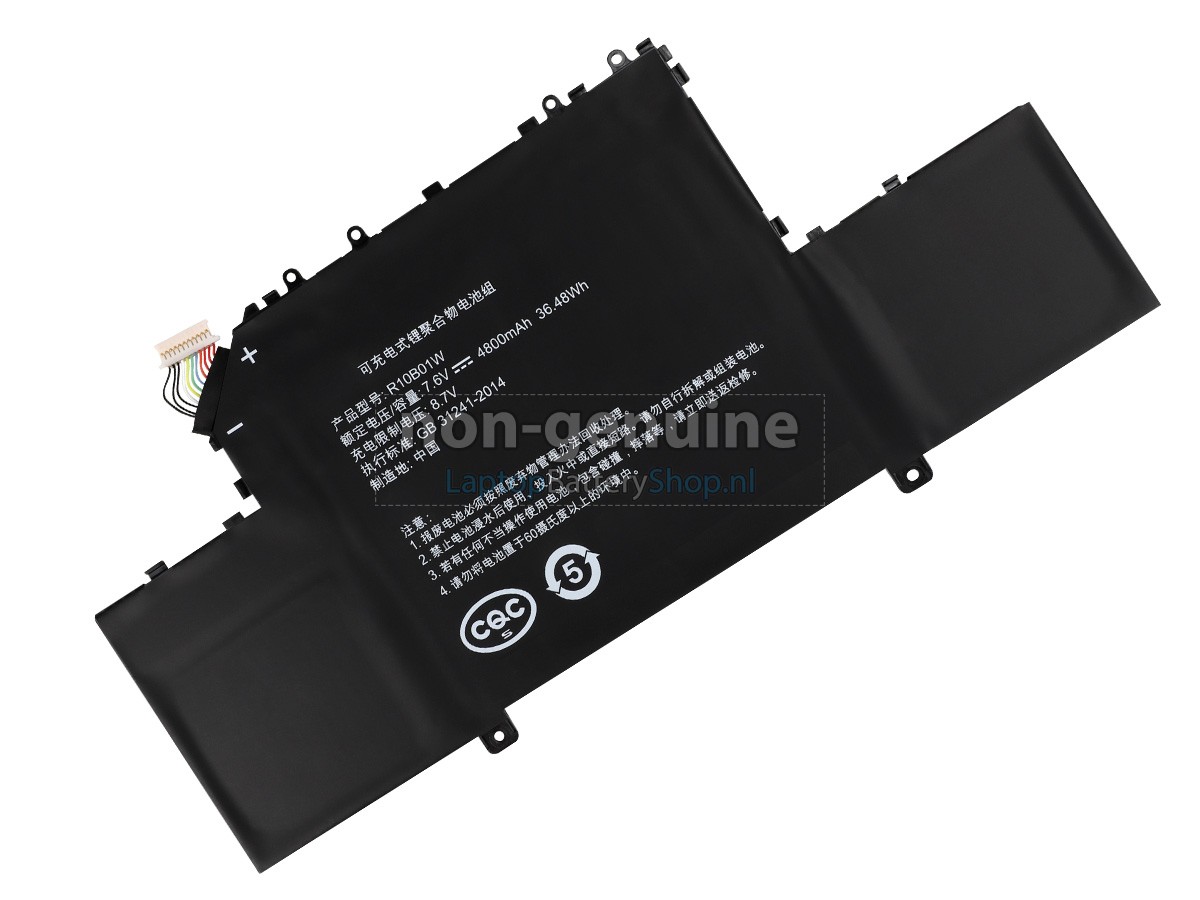 vervanging batterij voor XiaoMi MI AIR 12.5 INCH